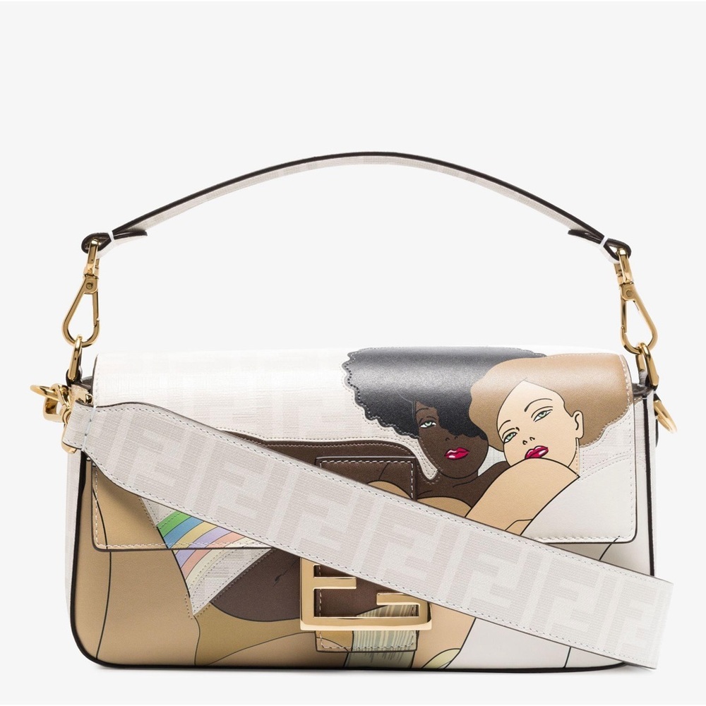 NWT Fendi Baguette Midi Bikini Girls Shoulder Bag - Picture 4 of 13